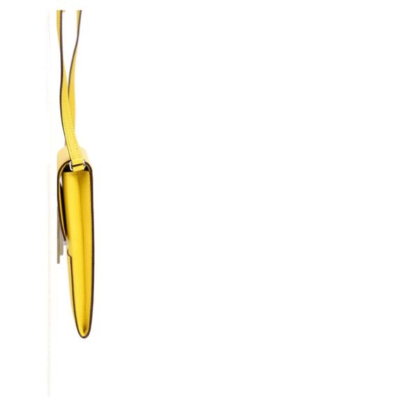 Hermes Cinhetic To Go Shoulder Bag in Yellow Leather - Picture 2 of 12